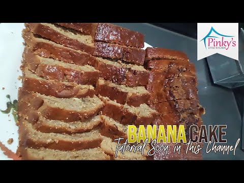 My Banana cake with cookies next time ko na ituturo kung pano lutuin yan guys.