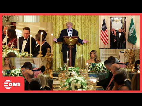 Inside Trump’s Lavish State Dinner: MBS, Elon Musk, Ronaldo & Bezos Unite at White House | AC1G