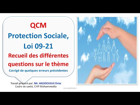 Protection Sociale, Loi 09-21 : Recueil des différentes questions sur le thème