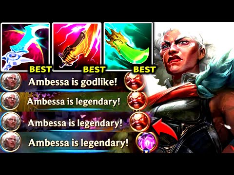 AMBESSA TOP IS EXCELLENT TO 1V5 & CARRY A LOST GAME! (STRONG) - 2025 Ambessa TOP Gameplay Guide