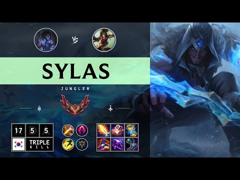 Sylas Jungle vs Nidalee - KR Grandmaster Patch 14.14