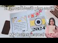Simple Bullet Journal Setup 2024 | හැමදේම සාර්ථක කරගන්න | 2024 Planner| #bulletjourn