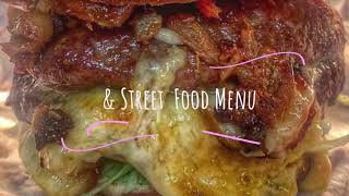 New Street Food Menu Delicious Burger Dec 2020