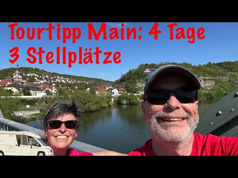 Tour tip on the Main River in Germany: 4 days of cycling tours from 3 campervan pitches (2025)