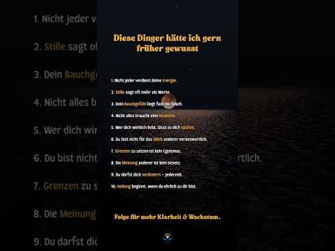 Hätten wir gern früher gewusst #motivation #erfolg #mindset #psychologie #tricks #liebe #beziehung