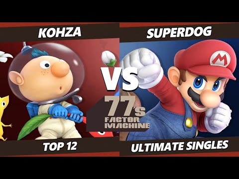 77s FM3 Top 12 - Kohza (Olimar) Vs. SuperDog (Mario) SSBU Ultimate Tournament