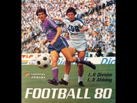 STICKERS PANINI BELGIUM CHAMPIONSHIP 1980 CLUB BRUGGE KV