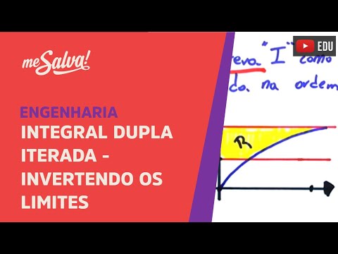 Me Salva! ITD04 - Integral Dupla iterada - Invertendo os limites de integração exemplo 1