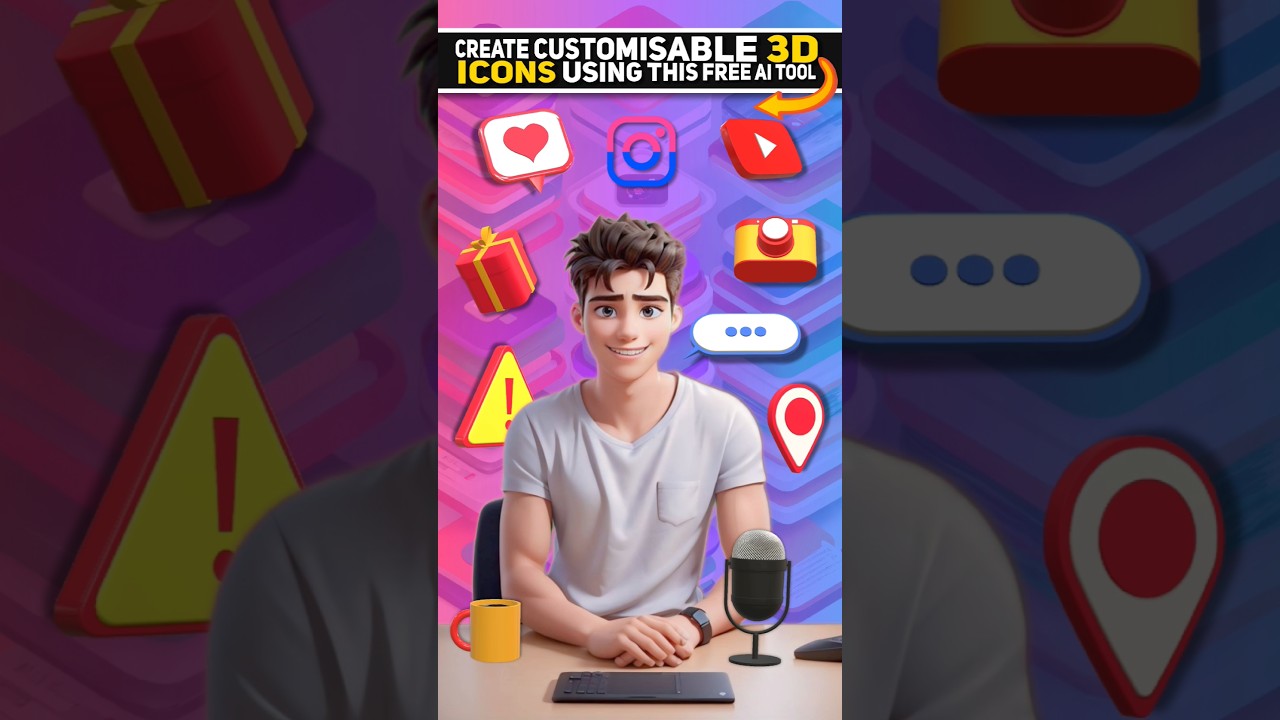 Create 3D icons with AI for free!