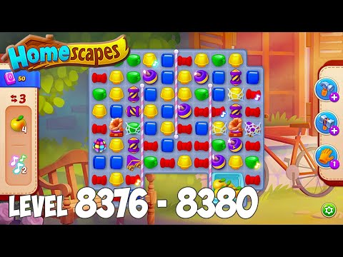 Homescapes level 8376 8377 8378 8379 8380 🏡 Gameplay Walkthrough (Android, iOS) Playrix