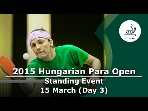 Para Tabletennis Hungarian Open Day3 Standing event