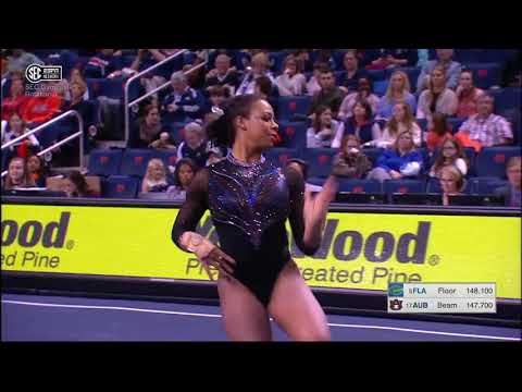 Kennedy Baker (Florida) - Floor Exercise (9.925) - Florida at Auburn 2018