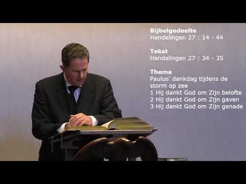 04-11-2020 14:30 Dankdagdienst geleid door Ds. C.P. de Boer