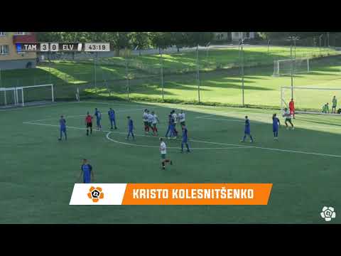 15. voor 2020: Tartu JK Tammeka U21 - FC Elva 5:1 (3:1)