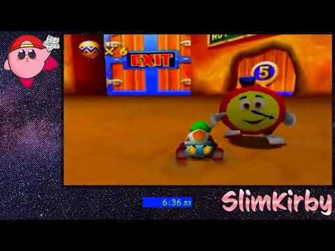 Diddy Kong Racing - Glitchless Wizpig 2 Credits Race