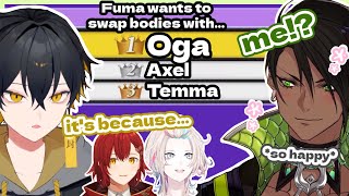 Fuma wants to swap bodies with Oga!? (HOLOSTARS eng sub clip)