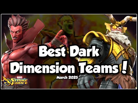 Best Dark Dimension Teams! | Building Principles And Warnings! | Marvel Strike Force