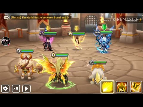 184. LND: Vs Sylvia Chasun Theomars on GW 223, Summoners War DPWU