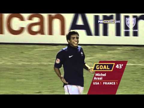 U-17 MNT vs. France: Michel Araai Goal - Nov. 30, 2011