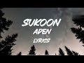 SUKOON LYRICS 🎧❤️ | ADEN | Punjabi heart❤️touching song |