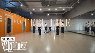 [影音] WOODZ(曹承衍) - FEEL LIKE 練習室+接力版