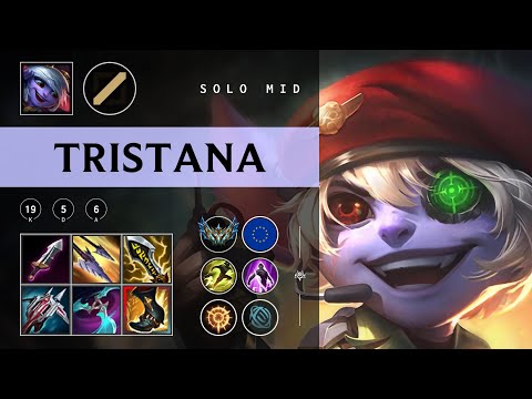 Tristana Mid vs Akali - EUW Challenger Patch 25.24