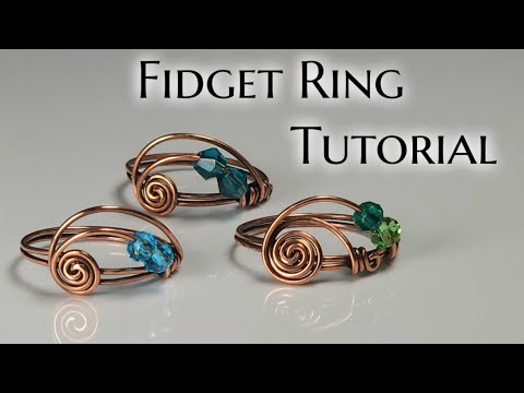 Easy Fidget Rings: Beginner Friendly: Wire Wrapping Tutorial: DIY Jewelry