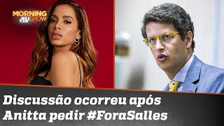 “Fica na sua, Teletubbie”: Salles bate-boca com Anitta no Twitter