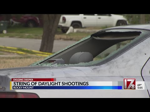 String of daylight shootings in Rocky Mount