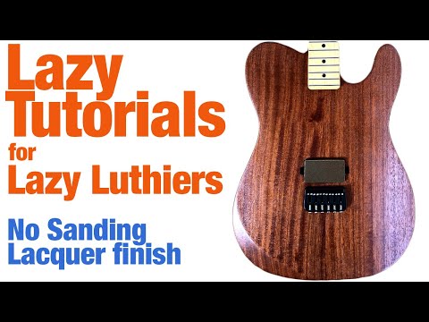 No Sanding! Clear Lacquer Finish