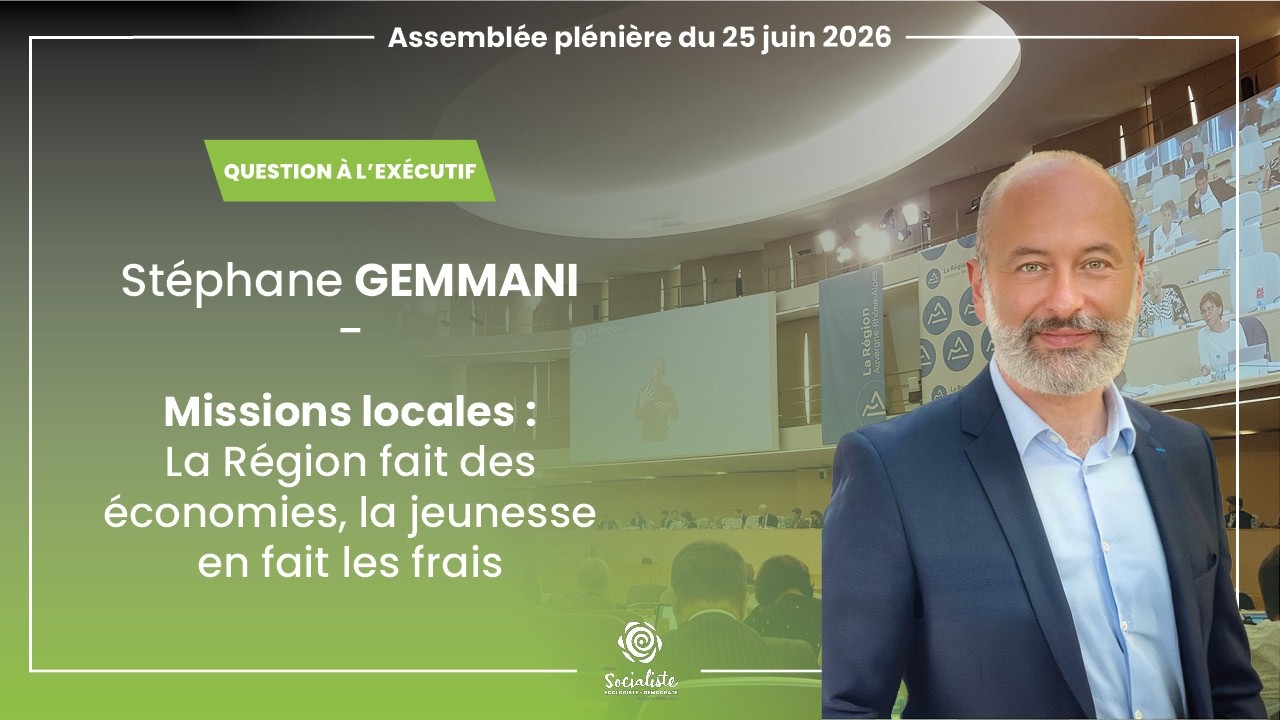 Missions locales : La Région fait des économies, la jeunesse en fait les frais - Stéphane GEMMANI