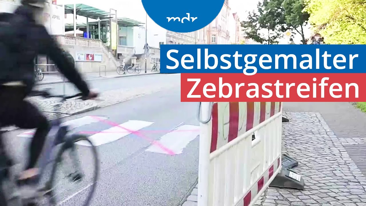 Illegaler Zebrastreifen sorgt in Dresden für Ärger | MDR um 4 | MDR