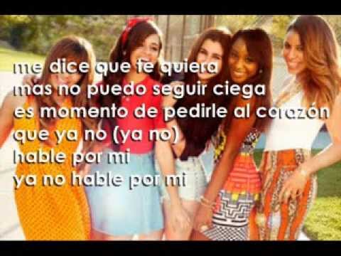 Que el Corazón No Hable por Mi (Acoustic)- Fifth Harmony (Letra/Lyrics)