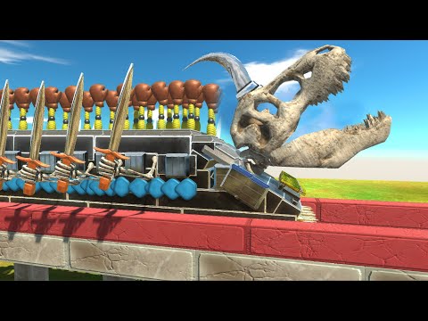 DEATH TRAIN vs EVERY UNIT - Animal Revolt Battle Simulator