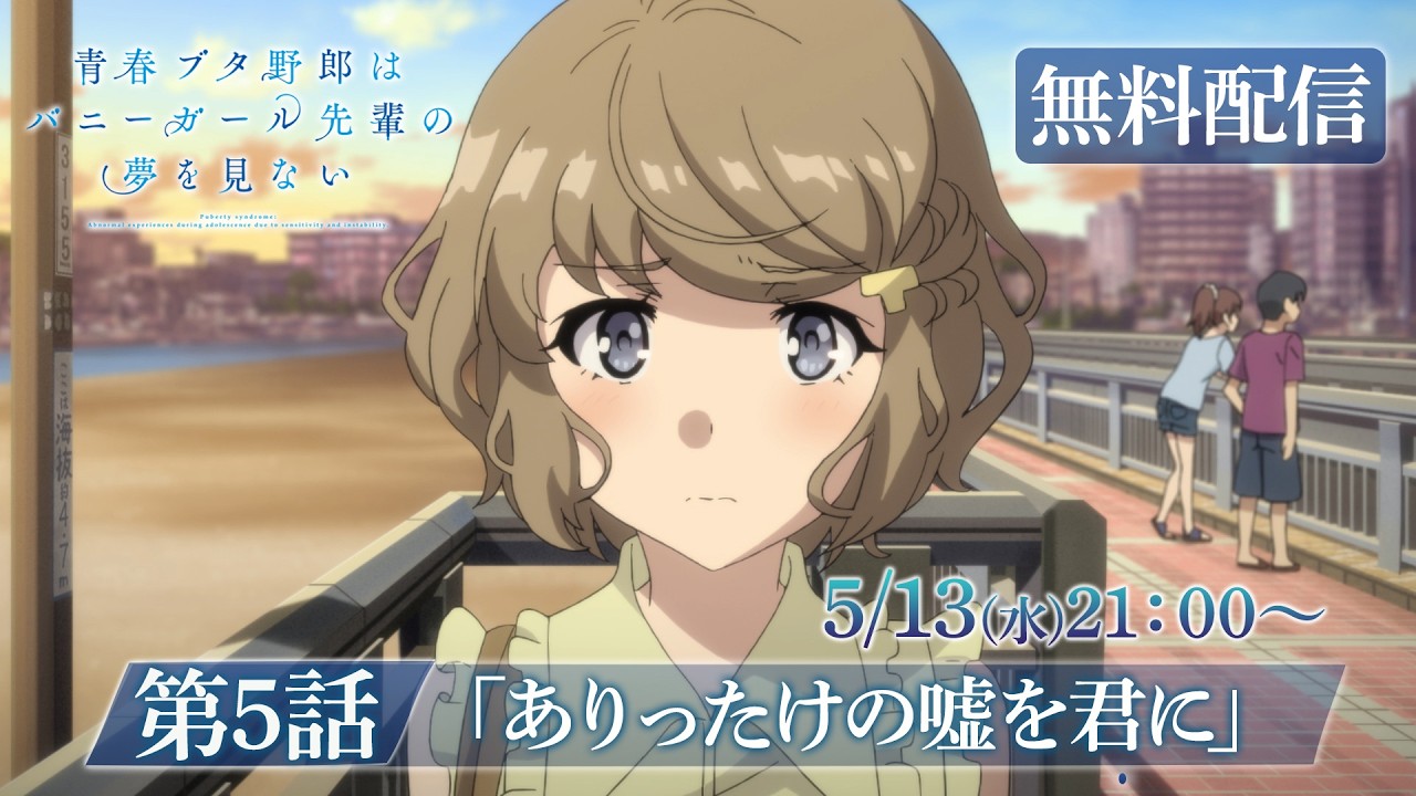 TVアニメ「青春ブタ野郎はバニーガール先輩の夢を見ない」再放送｜第5話「ありったけの嘘を君に」　?