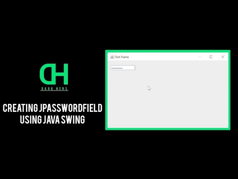 Creating Jpasswordfield Using Java Swing