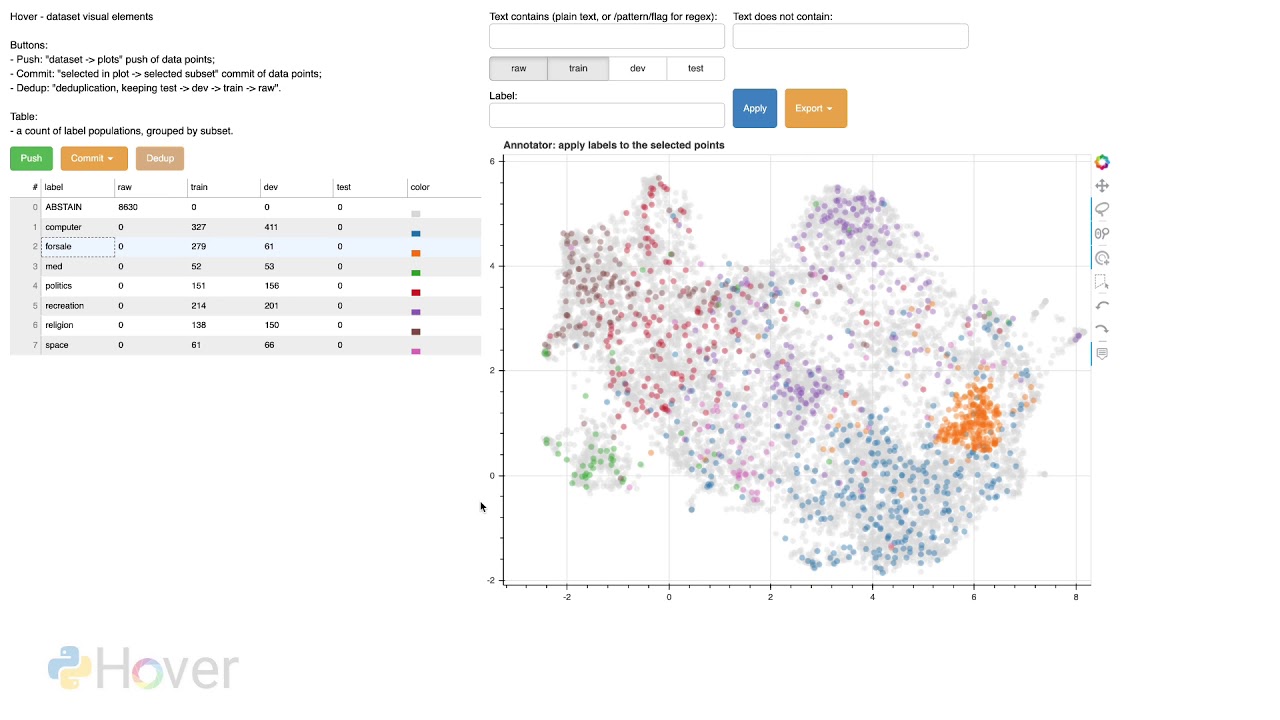 [Hover Tutorial] 1.1 Annotation Interface Basics