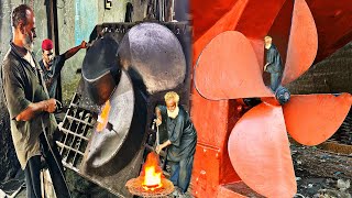 The Manufacturing Process of Ship ProPeller Production in Local Factory | Amazing Manufacturing