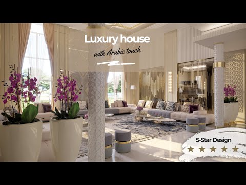 Luxury Modern Arabic house interior design with modern majlis ...