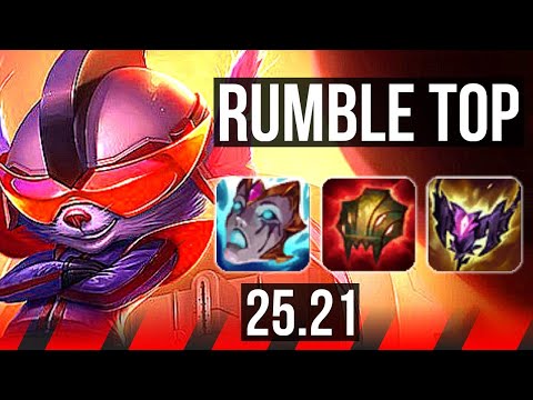 RUMBLE vs WARWICK (TOP) | 12/2/11, 6 solo kills, Godlike | NA Master | 25.21