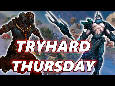TRYHARD THURSDAY BUT I FOUGHT A PRO - Season 9 Masters Ranked 1v1 Duel - SMITE