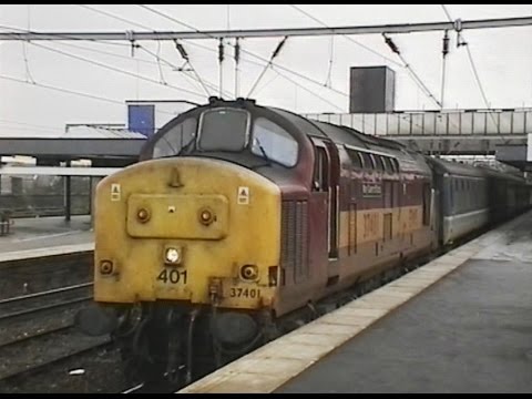 Class 37s on Holyhead Trains in the West Midlands Part 3