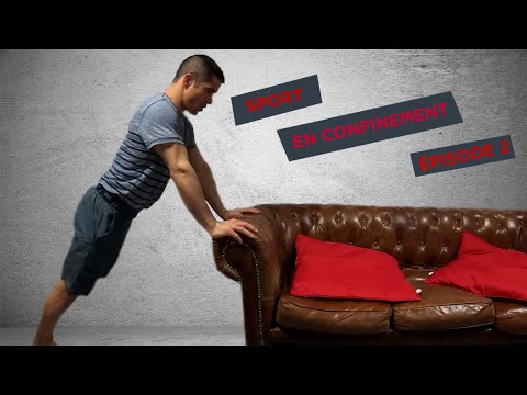 SPORT EN CONFINEMENT, Episode 2 : deuxième série d'exercices simples pour vous maintenir en forme