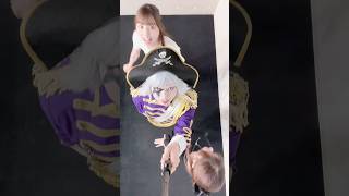 ゴー☆ジャスえりにゃんなおすけ 最後激突💥した💜🩷🧡#shorts #shortvideo