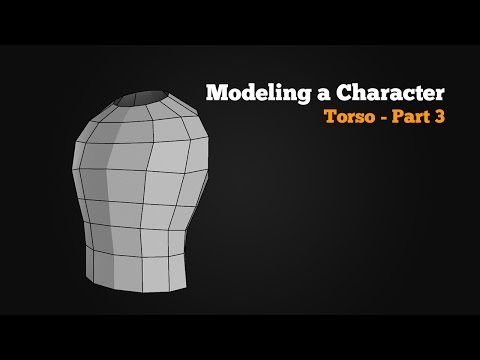 Modeling a Character in Maya - part 3 of 10
