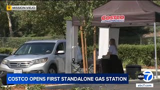 Costco's first standalone gas station opens in Mission Viejo as California gas tax increase looms