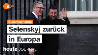 heute journal vom 01.03.25 Folgen von Trump-Eklat, Reaktionen der Ukraine, Appell von Nato-Chef