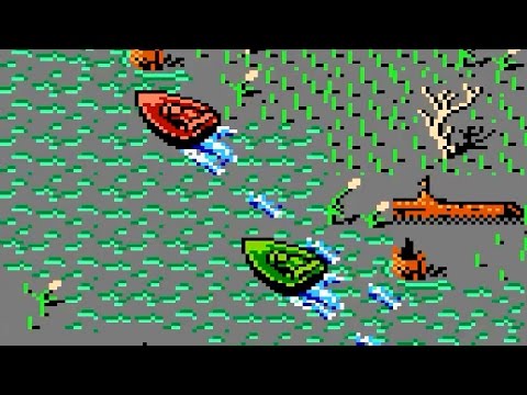 Eliminator Boat Duel  Walkthrough/Gameplay [NES] HD 1080p 60fps