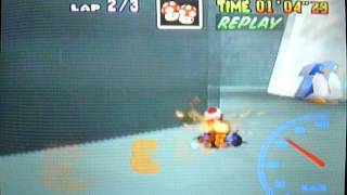 MK64 - former world record tie on Sherbet Land - 37''93 (NTSC: 31''55)