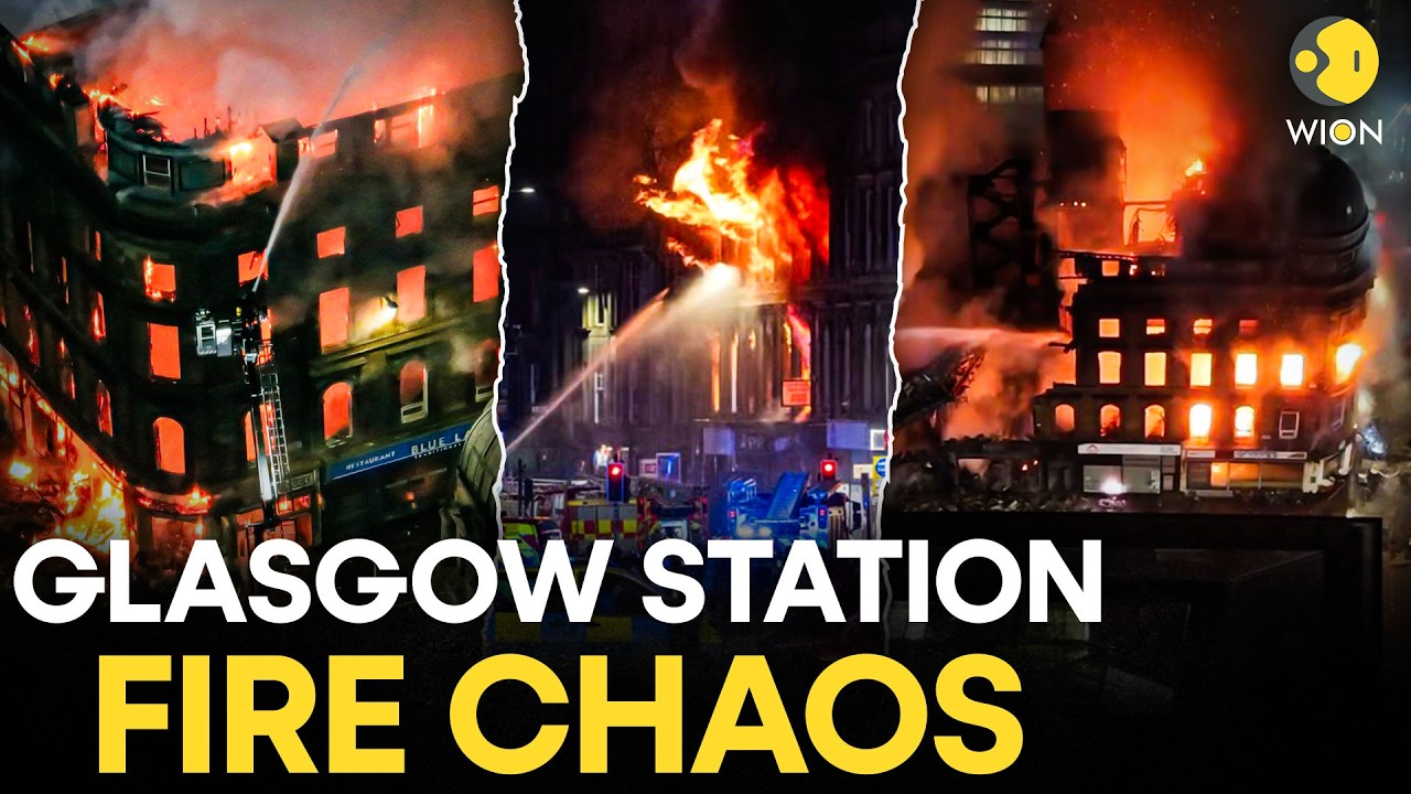 Glasgow Station Fire: Massive Blaze Engulfs Central Station, Historic Building Collapses | ORIGINALS
